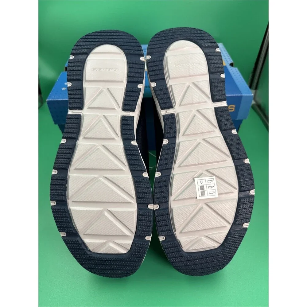 Skechers Swift Fit Hands Free Sneakers Men’s 13 Navy Memory Foam Shoes New
